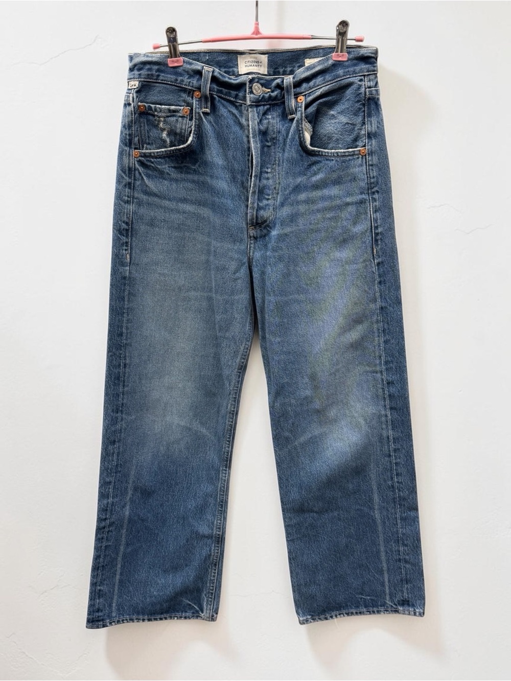 Citizens of Humanity Gaucho Jeans Women’s Size 24 Medium Wash Button Fly Denim